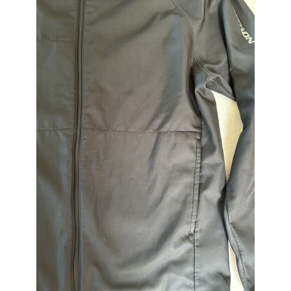 Salomon Advanced Skin Soft Shell Fleece Lined Jacket Size Large Black - Picture 4 of 11